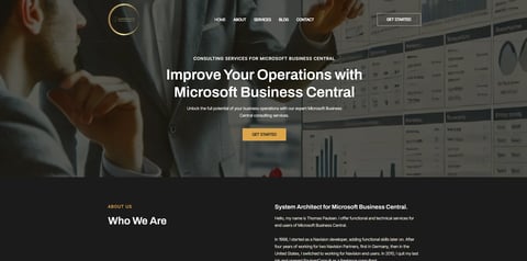 Paulsen Consult website preview